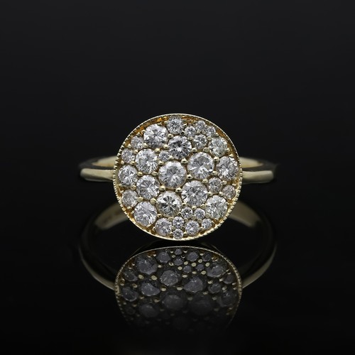Anello brillanti 28 oro - anello, 1,28
