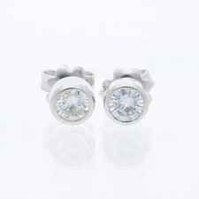 Orecchini spina diamanti oro