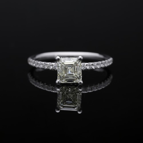 Anello diamante brillante 01 - diamante, 1,01