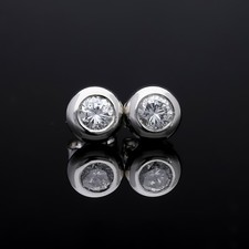 Orecchini diamanti oro 750 18