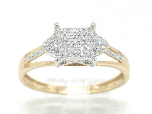 Anello diamante oro giallo 417