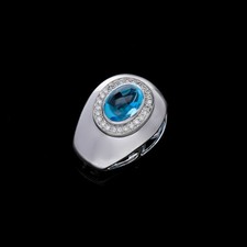 Ciondolo diamante topazio 2,15