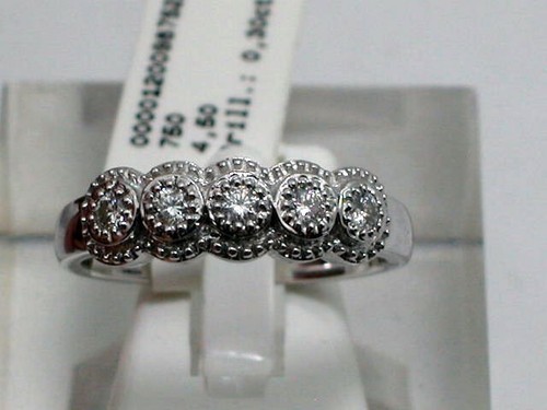 Anello brillante oro - anello, bianco