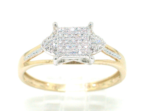 Anello diamante oro giallo 417