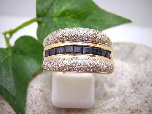 Anello zaffiro brillante - zaffiro,